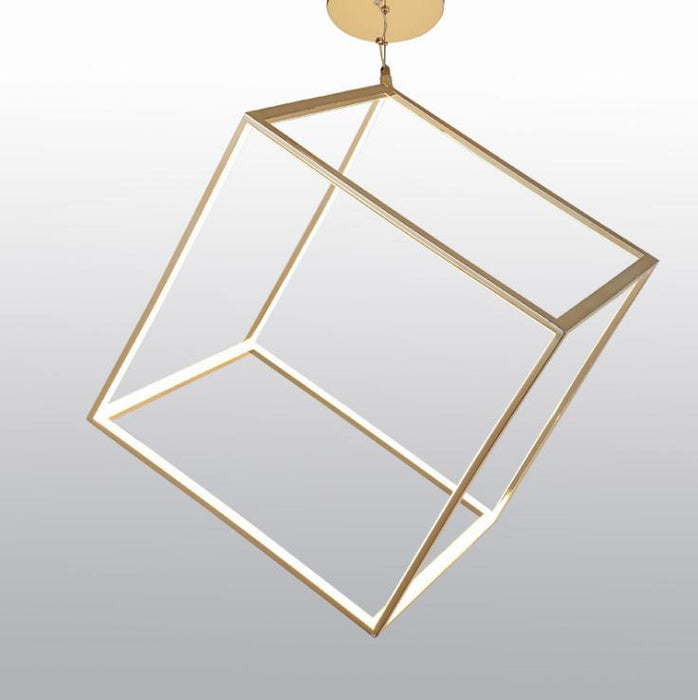 LED Cubic Frame Modern Pendant Light - DWHOME
