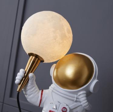 LED Resin Astronaut Creative Table Lamp - DWHOME