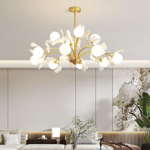 LED Brass Simple Luxury Style Modern Chandelier Pendant Light-DWHOME