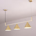 LED Triple Brass Pendant Lights Set - DWHOME