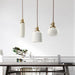 LED Simple Ceramic Pendant Light - DWHOME