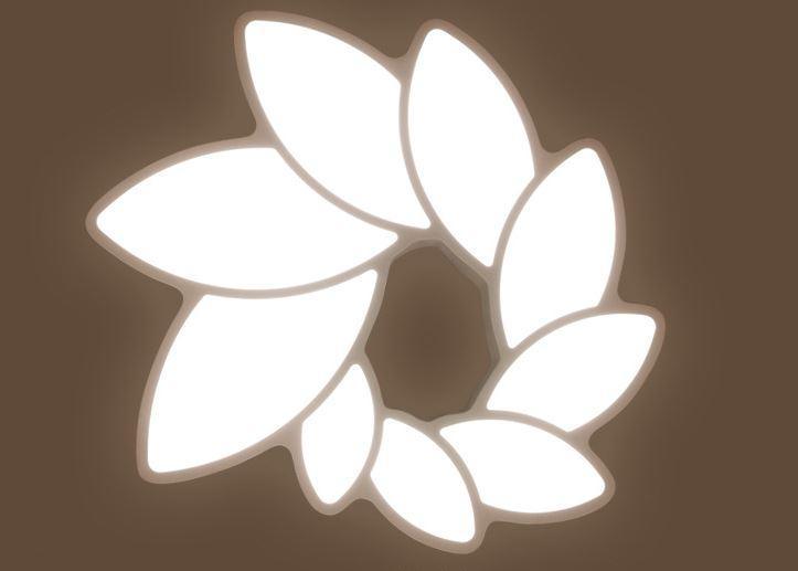 LED Acrylic Flower Metal Modern Ceiling Light - DWHOME