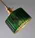 LED Retro Loft Green Glass Pendant Light - DWHOME