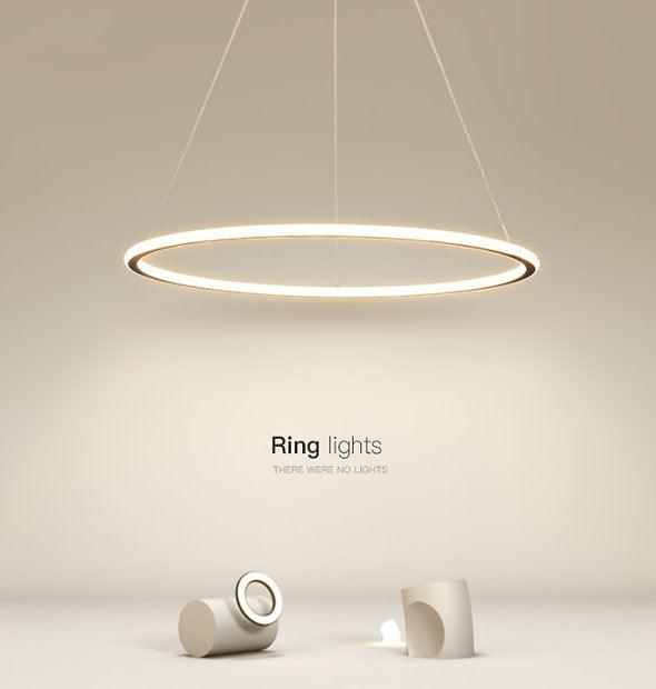 LED Minimalism Circle Pendant Light - DWHOME
