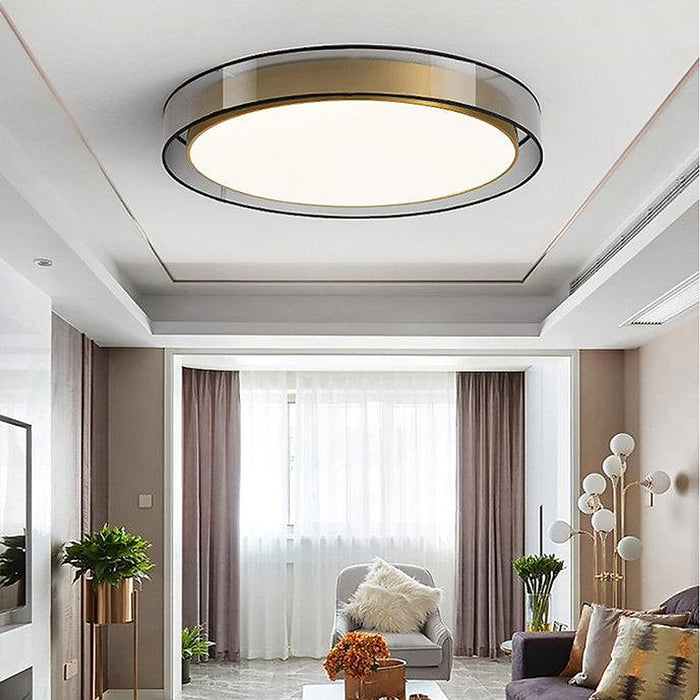LED Full Brass Body Decorative Modern Ceiling Light-DWHOME