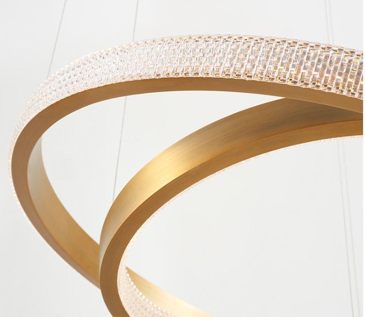 LED Circle Rings Pendant Chandelier - DWHOME