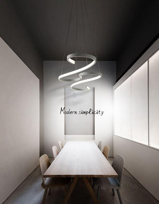 LED Modern Simplicity S Design Aluminum Pendant Light - DWHOME