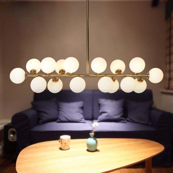 Molecular LED Chandelier Modern Magic Beans DNA for Living Room Dining Room - DWHOME