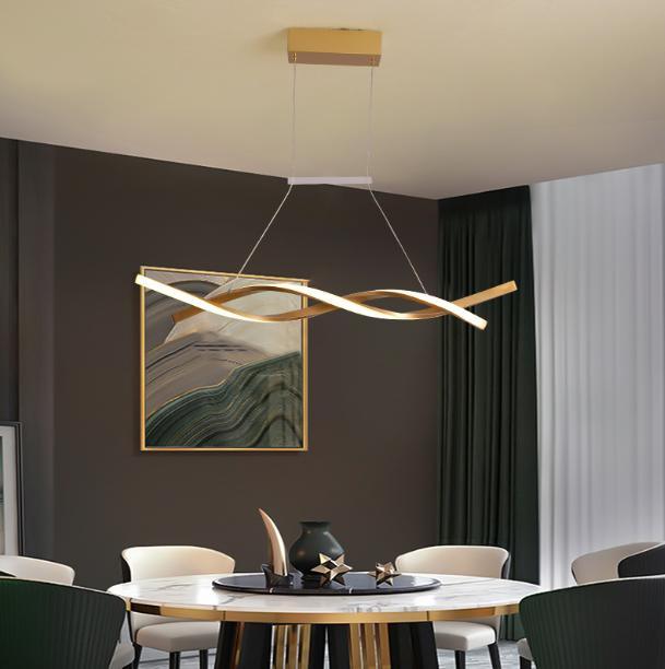 LED Wave Design Modern Pendant Light - DWHOME