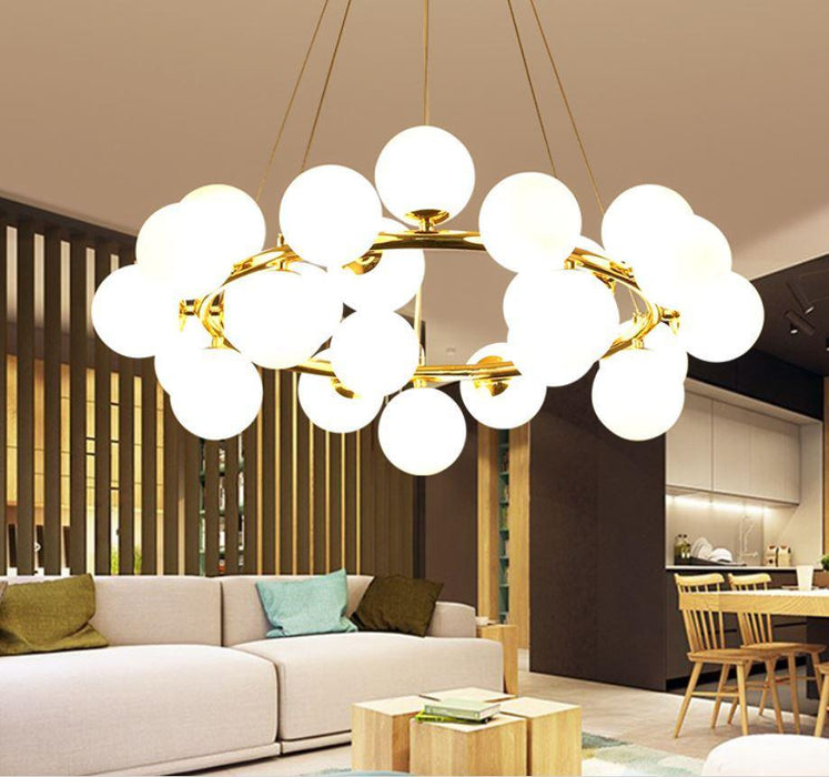 LED Chandelier Molecular Modern Magic Beans DNA for Living Room Dining Room - DWHOME