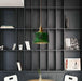 LED Retro Loft Green Glass Pendant Light - DWHOME