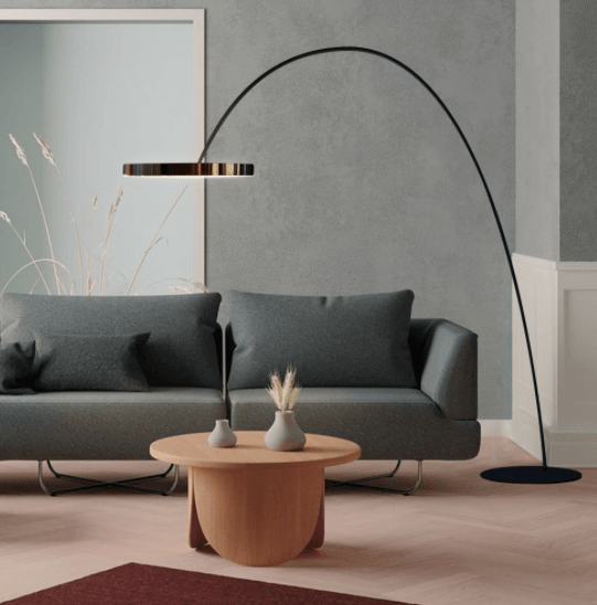 LED Simple Halo Modern Design Floor Lamp - DWHOME