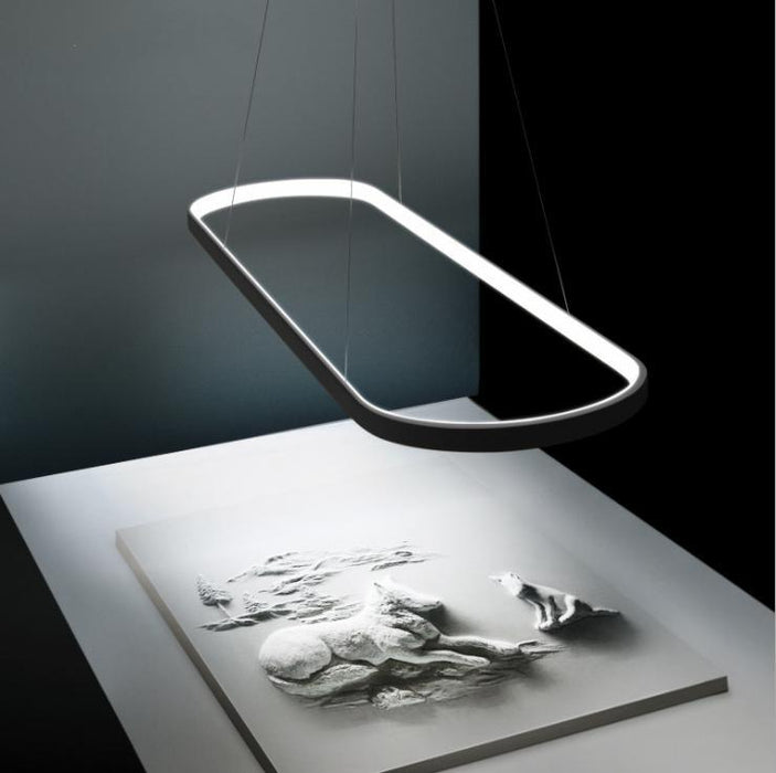 LED Post-modern Halo Design Office Pendant Light - DWHOME