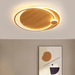LED Japanese Style Simple Wooden Color Modern Ceiling Light - DWHOME
