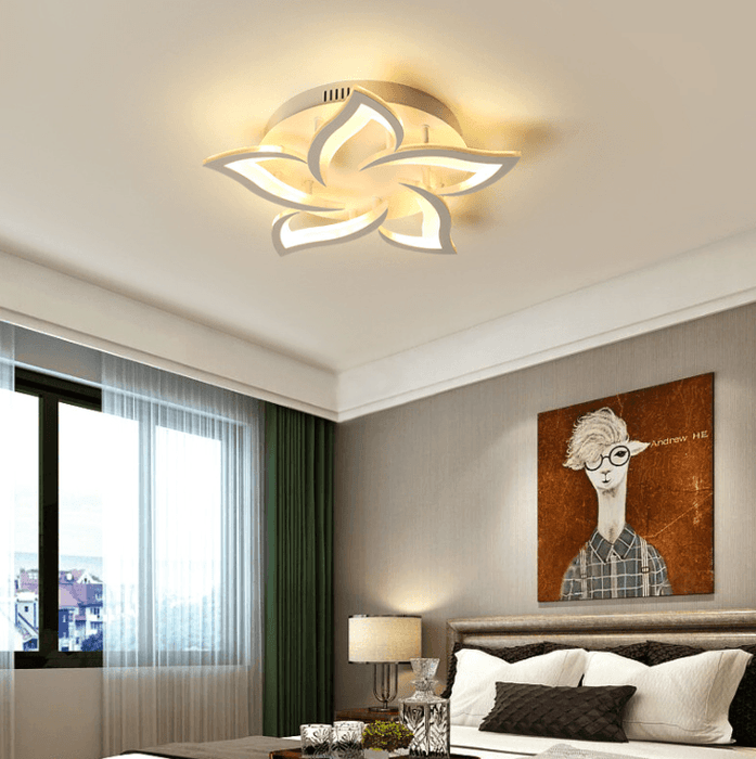 LED Flower Design Modern Style Ceiling Light - DWHOME
