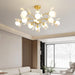 LED Brass Simple Luxury Style Modern Chandelier Pendant Light - DWHOME