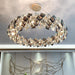 LED Modern Crystal Ring Pendant Light - DWHOME