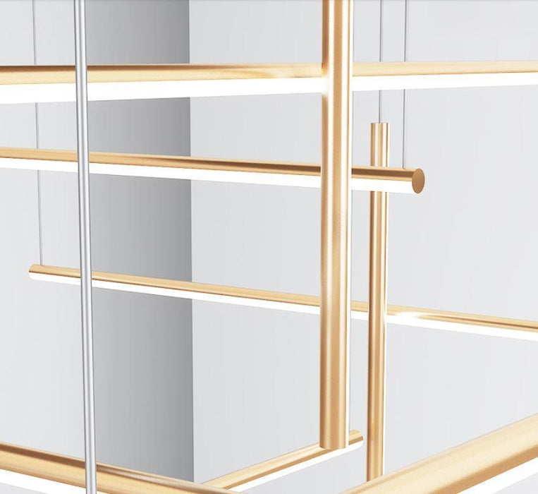 LED Tube Design Meta Chandelier - DWHOME
