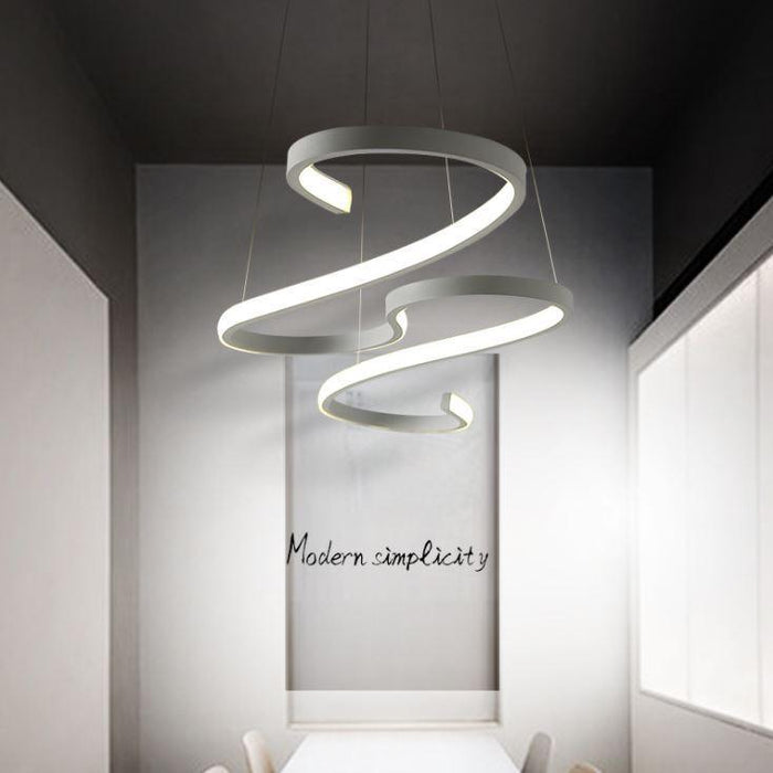 LED Modern Simplicity S Design Aluminum Pendant Light - DWHOME