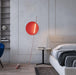 LED Red Arc Creative Floor Lamp - DWHOME