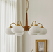 LED French Style Modern Wood Pendant Light - DWHOME