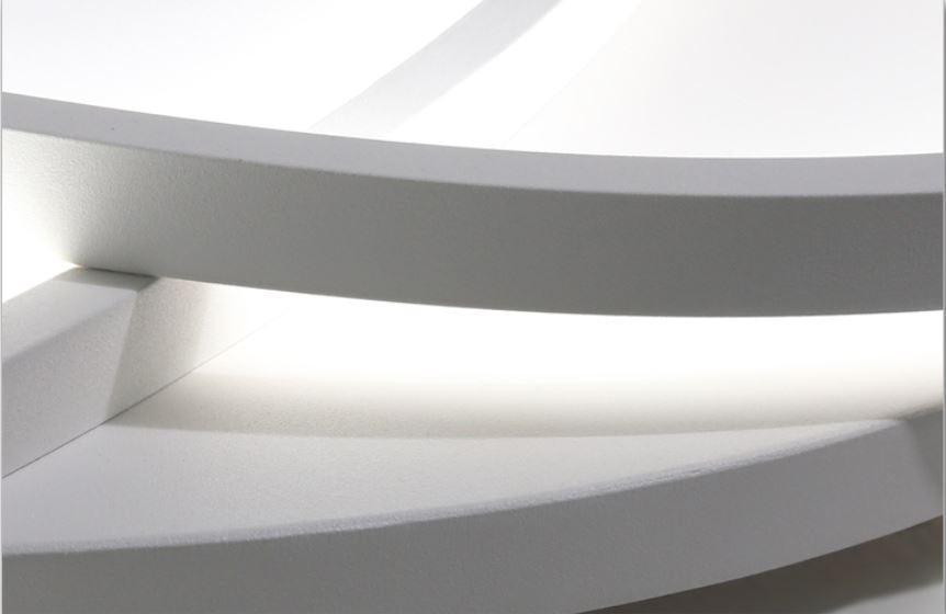 LED Double Ovals Metal Ceiling Light - DWHOME