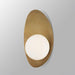 LED Brass Color Modern Simple Wall Light - DWHOME
