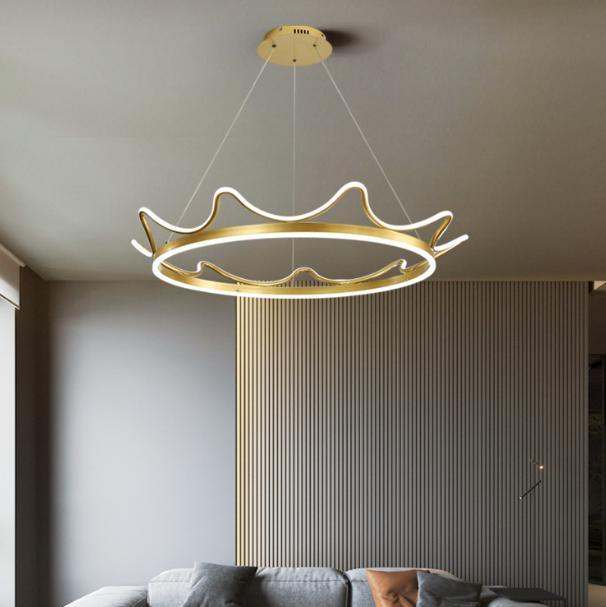 LED Modern Crown Design Pendant Light - DWHOME