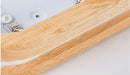 Wood Acrylic LED Ceiling Light Square Round European Design - DWHOME