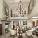 LED Crystal Metal Retro Chandalier - DWHOME