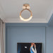LED Multi-Design Golden Ring PendantCeilingWallTable Light - DWHOME