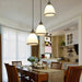 LED American Country Style 3-Light Design Retro Pendant Light - DWHOME