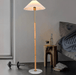 LED Simple Wood Design Modern Floor Lamp for Living Room - DWHOME