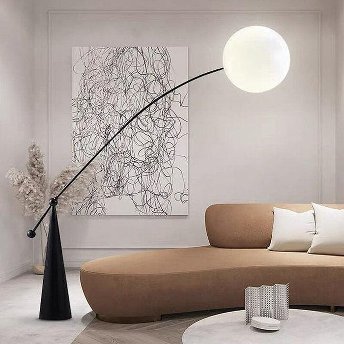 LED Moon & Branch Modern Floor Lamp-DWHOME