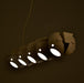 LED Modern Creative Mask Design Linear Pendant Light - DWHOME