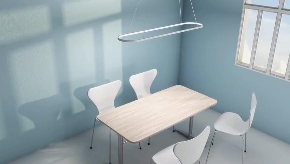 LED Post-modern Halo Design Office Pendant Light - DWHOME