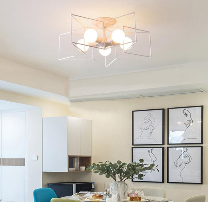 LED Metal Star Ceiling Light - DWHOME