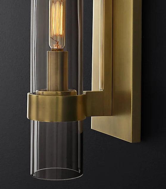 LED Glass Cylinder Design Decorative Wall Light - DWHOME