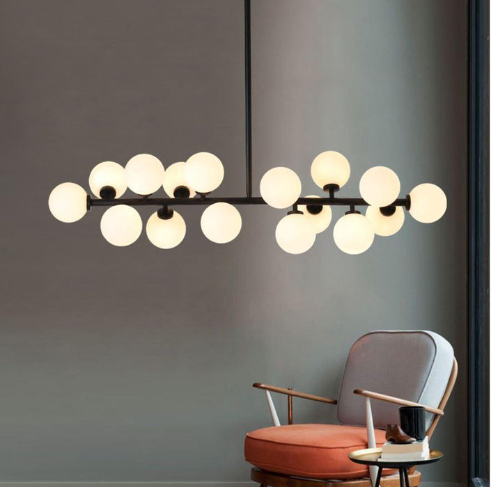 Molecular LED Chandelier Modern Magic Beans DNA for Living Room Dining Room - DWHOME
