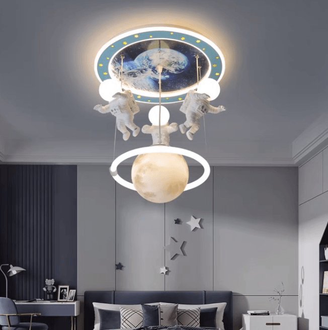 LED Space & Astronaut Design Children Ceiling Pendant Light - DWHOME