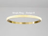 LED Circle Rings Pendant Chandelier - DWHOME