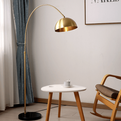 LED Golden Simple Design Modern Floor Lamp - DWHOME