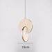 LED Twin Discs Modern Pendant Light - DWHOME