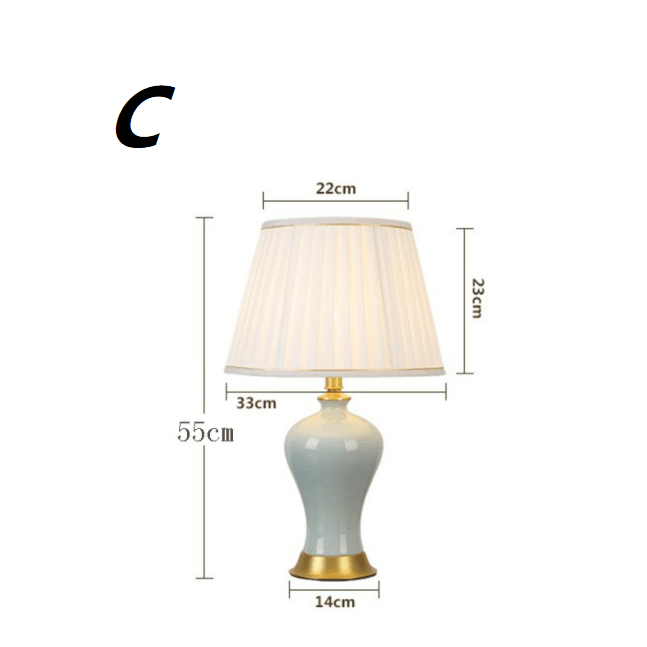 LED European Ceramics Decorative Table Lamp - DWHOME