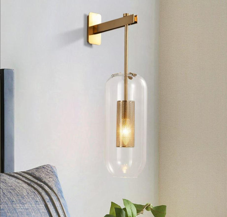 LED Postmodern Gold Wall Light - DWHOME