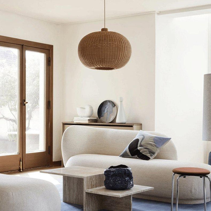 Finns Rattan bamboo weave pendant light - DWHOME