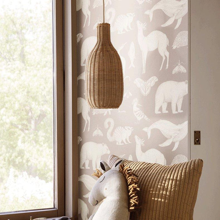 Finns Rattan bamboo weave pendant light - DWHOME