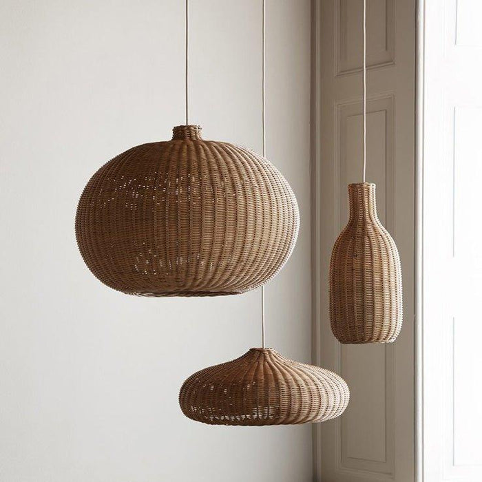 Finns Rattan bamboo weave pendant light - DWHOME