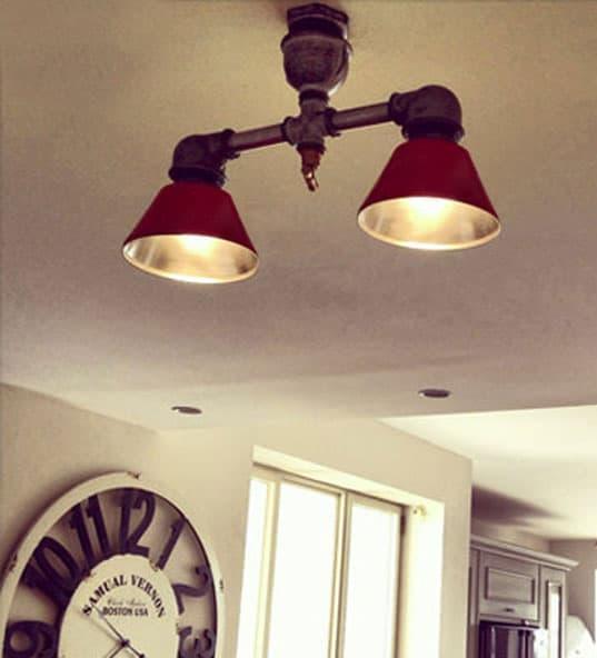 Folke Industrial Pipe Ceiling Lamp - DWHOME
