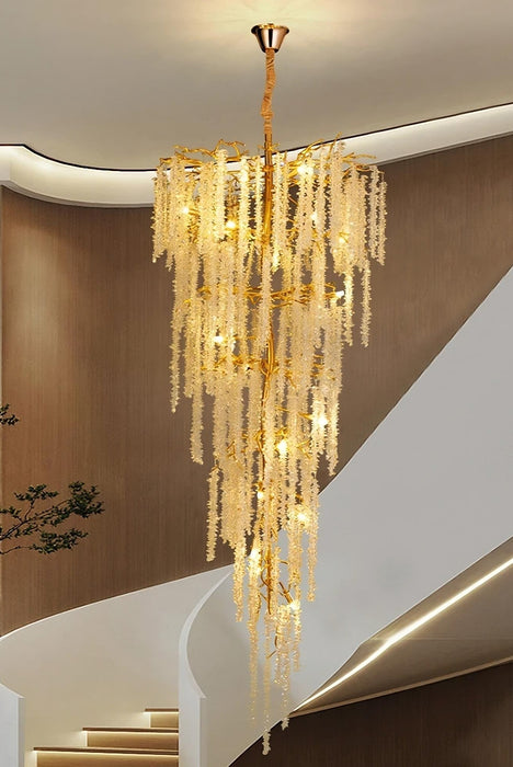 Albero Crystal Foyer Chandelier-DWHOME